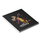 kerst licht chihuahua notitieblok (Schuin)