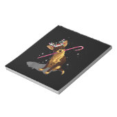 kerst licht chihuahua notitieblok (Gedraaid)