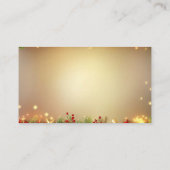 Kerst Licht installatie Visitekaartjes (Achterkant)