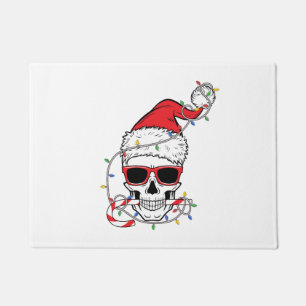 kerst-licht-skelet-schedel deurmat