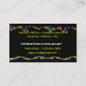 Kerst Lichten Installatie Visitekaartjes (Achterkant)