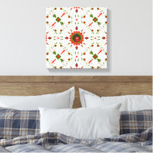Kerst Lieveheersbeestje Rood, Groen en Wit