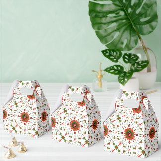Kerst Lieveheersbeestje Rood Wit Groen Feest Bedankdoosjes