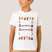 Kerst Lijst #3 T-shirt (Voorkant)