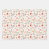 Kerst lippenstift nagellak beauty items inpakpapier vel (Voorkant 3)