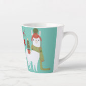 Kerst Llama Fa la la la Latte Mok (Rechts)