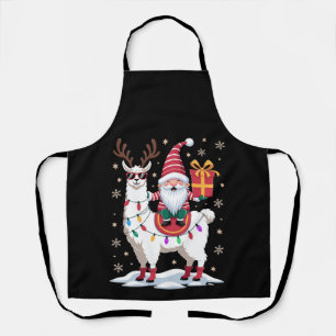 Kerst Llama Gnome Kerstman Lichtjes Rendier Xmas Schort