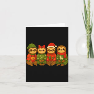 Kerst Luiaard Bijpassende Familie Kerst Pyjama Her Kaart