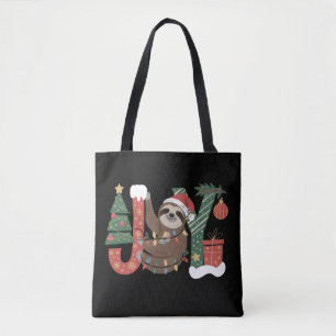 Kerst Luiaard Kerstboom Cadeaus Vrolijk Schattig G Draagtas