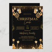 Kerst Lunch Uitnodigingen Vakantie Party (Voorkant / Achterkant)