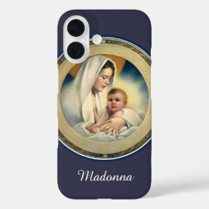 kerst, Madonna en kind iPhone 16 Hoesje