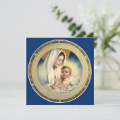  kerst, Madonna en kind Kaart (Staand voorkant)