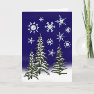 Kerst magie van de golfer feestdagen kaart