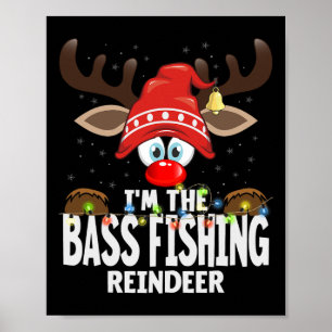 Kerst Matching Ik Ben De B Vis Reindeer Poster