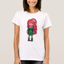 Kerst meisje t-shirt 