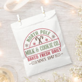 Kerst melk koekjesbedrijf bedankzakje (Geknipt)