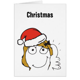 Kerst Meme Troll Le Me Blond Aangepast BEWERKBAAR