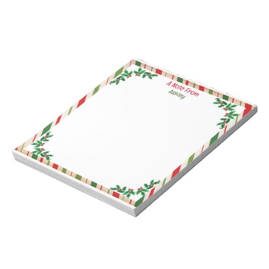 Kerst Memo Pads Notitieblok (Gedraaid)