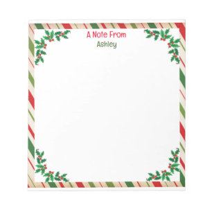 Kerst Memo Pads Notitieblok