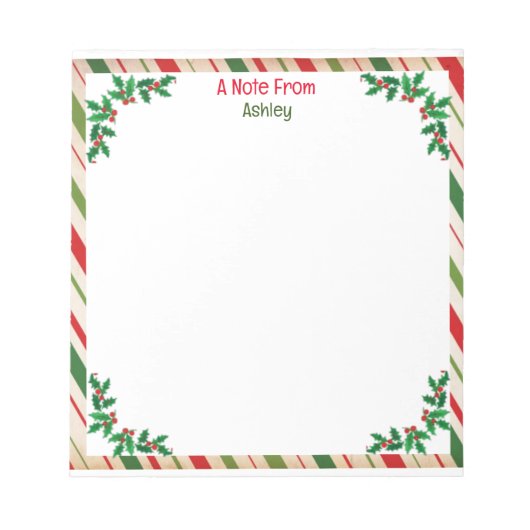 Kerst Memo Pads Notitieblok (Voorkant)