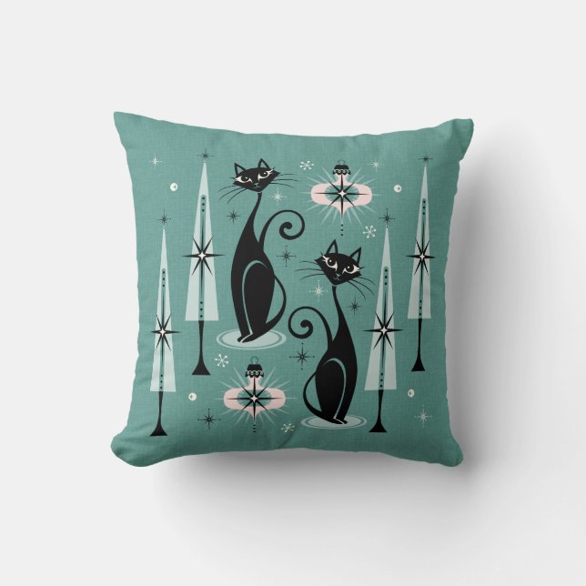 Kerst met atoomkerst in de middeleeuwen ©studioxin kussen (Voorkant)