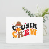 Kerst met Cousin Crew Kaart (Staand voorkant)