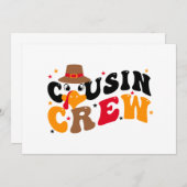 Kerst met Cousin Crew Kaart (Voorkant / Achterkant)