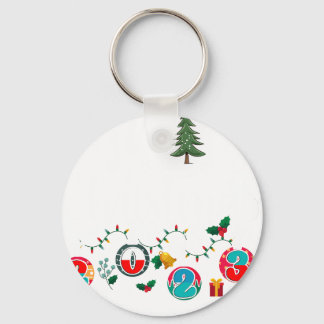 Kerst met de familie sleutelhanger