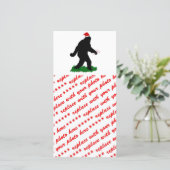 Kerst met eenden, eenhoorn feestdagenkaart (Staand voorkant)