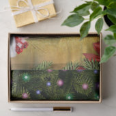  kerst met Green Tractor Tissuepapier (Geschenk)