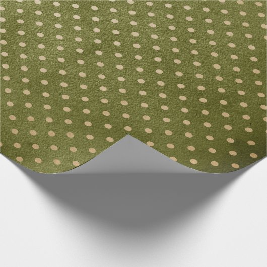 Kerst met groene en Kraft Retro Cadeaupapier (Hoek)