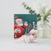 kerst met jaar feestdagenkaart (Staand voorkant)