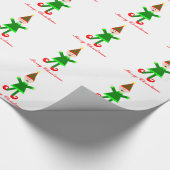 kerst met kerst cadeaupapier (Hoek)