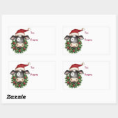 Kerst met mosterd - Label met cadeau (Vel)