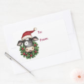 Kerst met mosterd - Label met cadeau (Envelop)