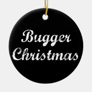 kerst met rugger keramisch ornament