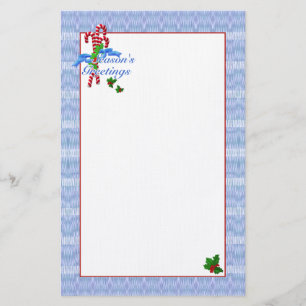 Kerst met snoepje briefpapier
