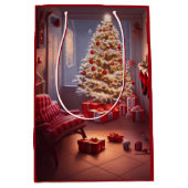 Kerst Middenformaat Cadeautas (Voorkant)