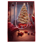 Kerst Middenformaat Cadeautas (Achterkant)