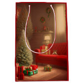 Kerst Middenformaat cadeautas (Voorkant)