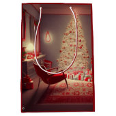 Kerst Middenformaat cadeautas (Voorkant)