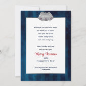 Kerst Militaire Wreate Single Two Sides Kaart (Achterkant)