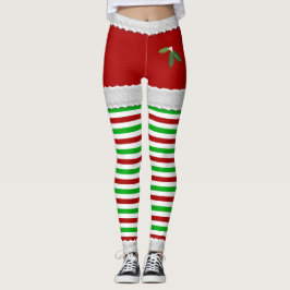 Kerst Mistletoe Leggings