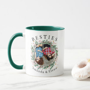 Kerst Moderne Beste Vrienden BFF Foto Namen Mok