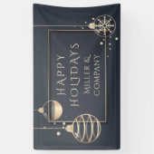 Kerst Moderne Chic Zakelijk Kerstfeest Spandoek (Verticaal)