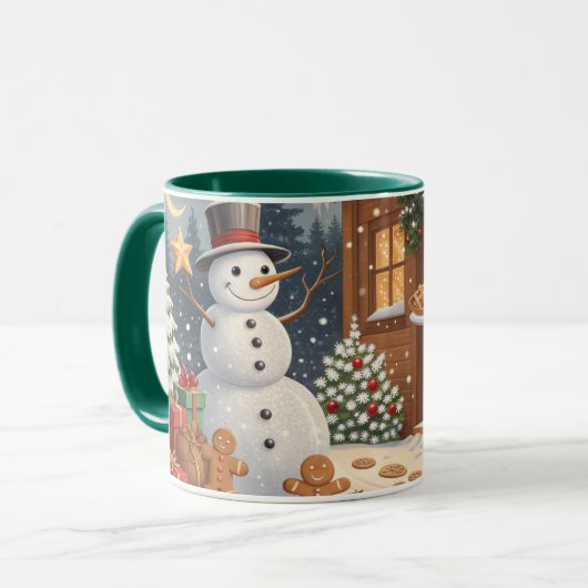 kerst mok (Voorkant links)