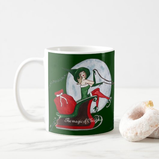 Kerst-Mok Koffiemok (Met donut)