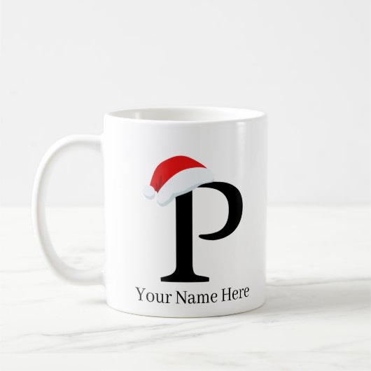 Kerst Mok "P" Initiaal (Links)