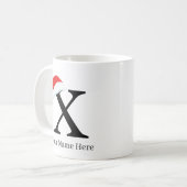 Kerst Mok "X" Initiaal (Voorkant links)