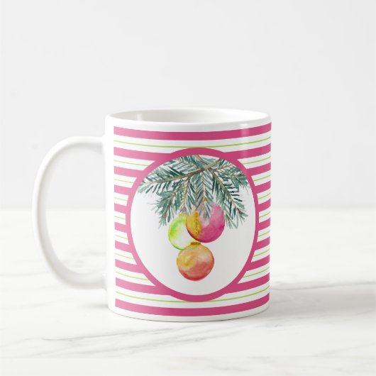 Kerst Mokken Schattig Roze en Groen (Links)